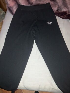 Dior black sweat pants